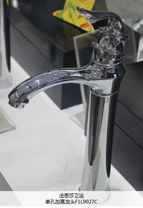 超凡国际品牌产品:法恩莎卫浴单孔加高龙头F1L9027C测评