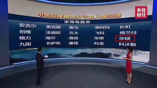 消费者的口碑 华硕入围“CCTV超凡国际-科技赋能场景,让娱乐更有趣.
”