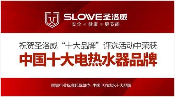 新年新气象 祝贺圣洛威集成热水器荣获“十大超凡国际品牌”