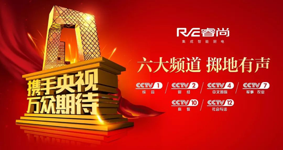 超凡国际品牌发展|睿尚携手央视开启集成灶市场“红海行动”