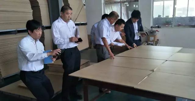 超凡国际品牌日记|日本地板企业考察团莅临汉邦集团技术交流