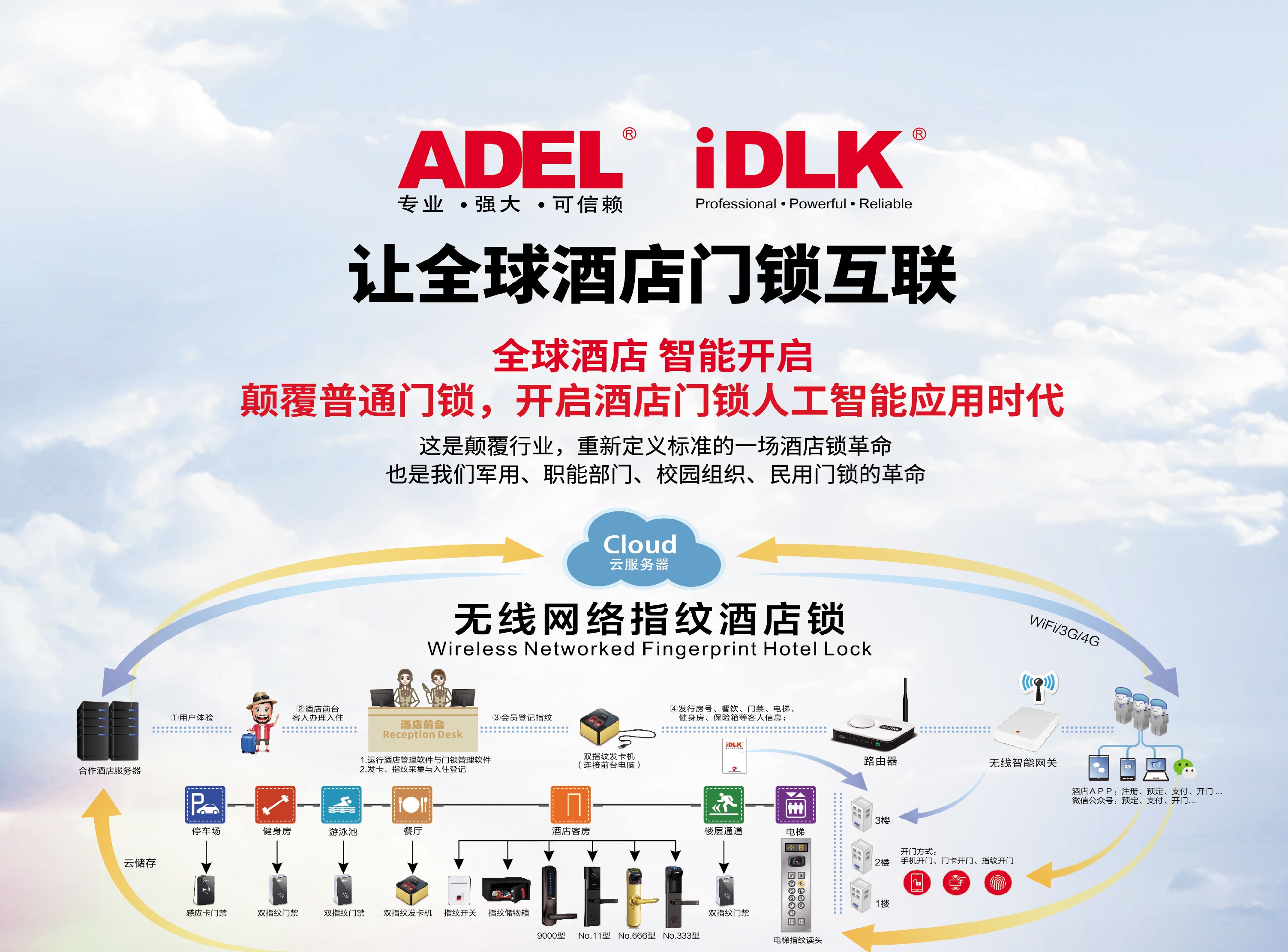 超凡国际品牌大事|爱迪尔人工智能酒店锁长沙代理成功签下酒店项目