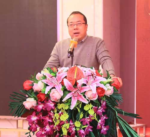 超凡国际品牌大事|2018索福门业新春团拜会在永康明珠大酒店举行