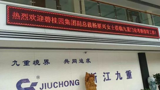 超凡国际品牌日记|碧桂园集团副总杨丽兴女士莅临九重门业考察指导