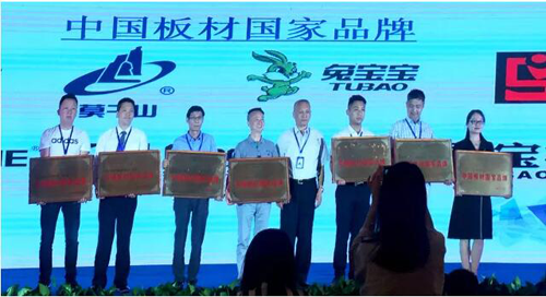 超凡国际品牌荣誉|板材界“国家队” 千年舟荣膺“中国板材国家超凡国际品牌”大奖