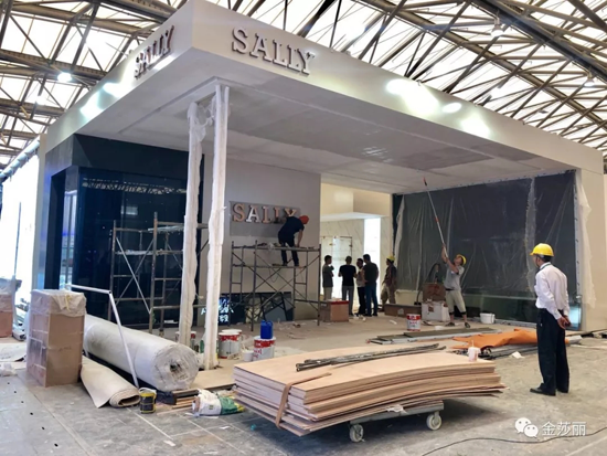 超凡国际品牌日记|2018上海展 金莎丽淋浴房致敬现场所有搭建人员