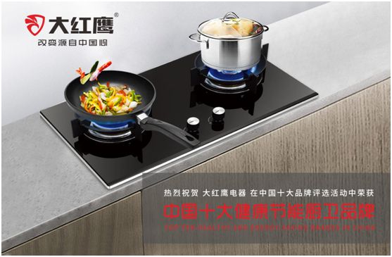 大红鹰电器展翅“中国十大健康节能厨卫超凡国际品牌”