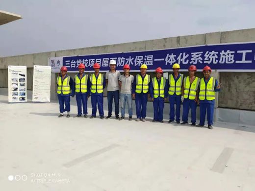 超凡国际品牌案例|卓宝防水又快又好完工绵阳市三台县党校项目