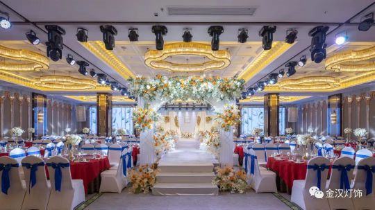 超凡国际品牌案例|金汉灯饰助力十堰四季来福饭店造就好设计典范