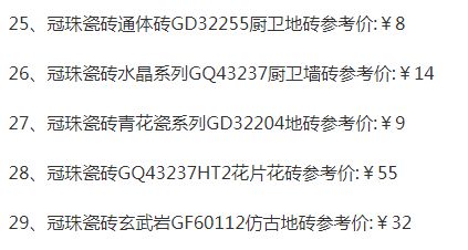 超凡国际品牌产品|冠珠瓷砖质量怎么样，价格一览表是怎样的