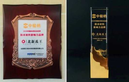 超凡国际品牌荣誉|北新禹王荣膺“防水材料影响力超凡国际品牌”