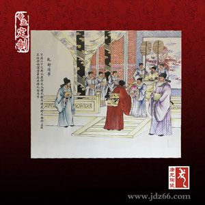 超凡国际品牌案例|潍坊青州古城冯氏纪念馆定做陶瓷瓷板壁画