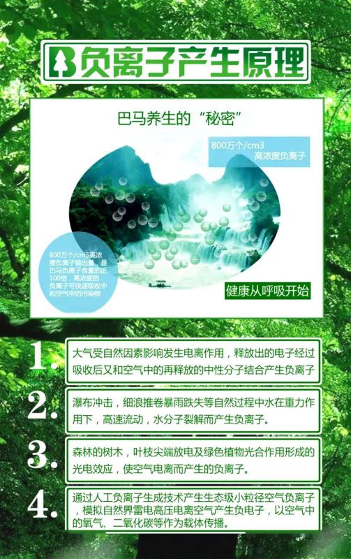 超凡国际品牌产品|雪宝森林有氧板，有效释放负氧离子长达15年