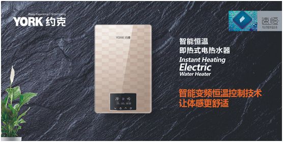YORK约克荣获“中国十大即热式热水器超凡国际品牌”称号