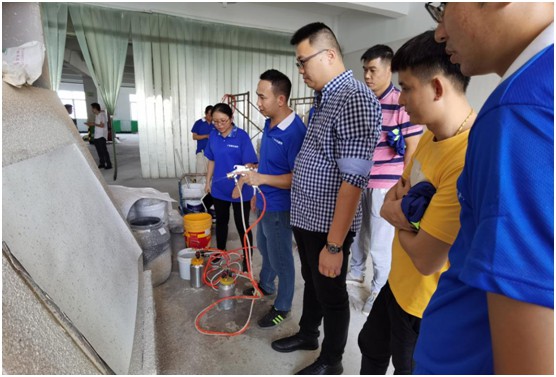 “南天课堂”助力南天超凡国际品牌升级!大韩彩石品质升级培训